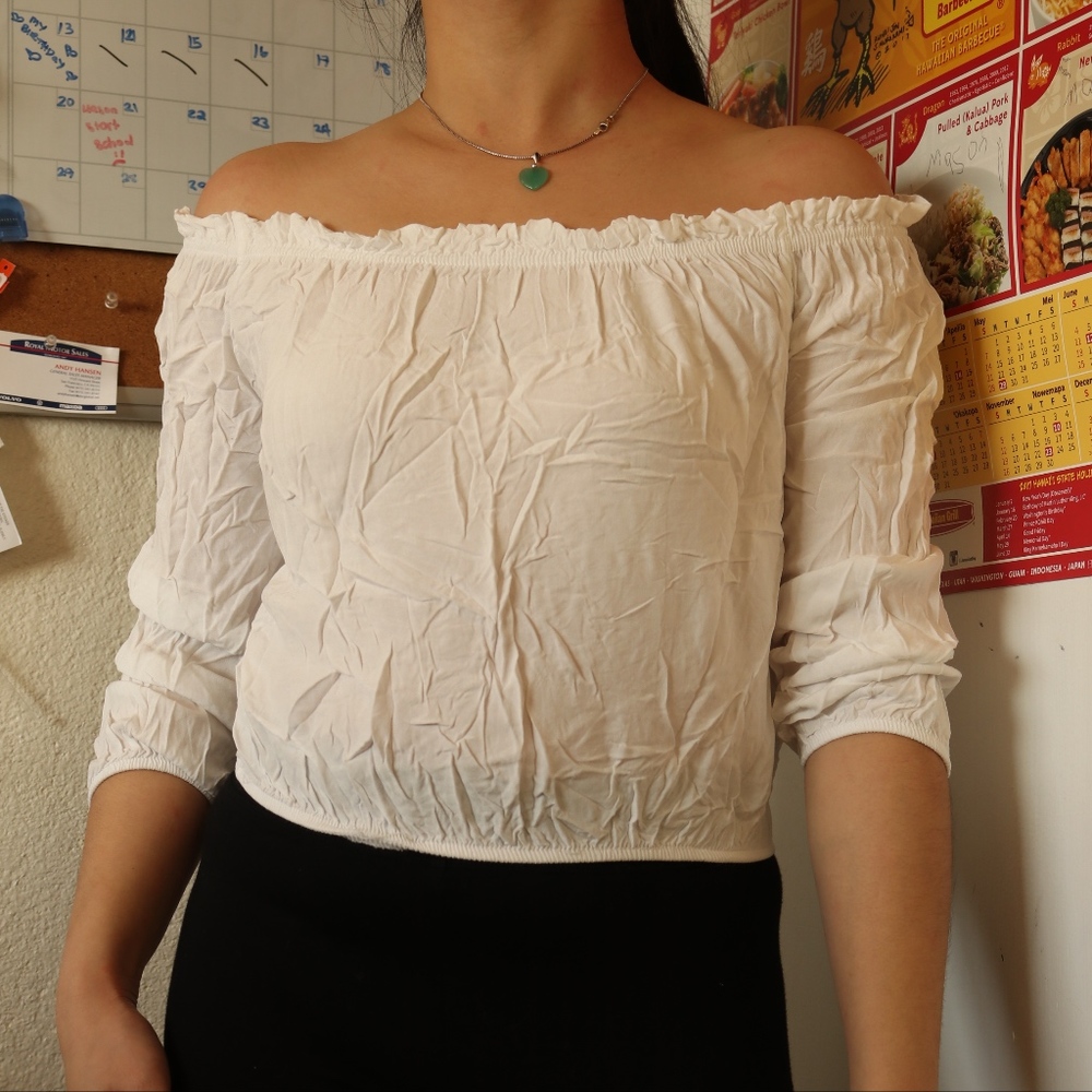 off the shoulder top